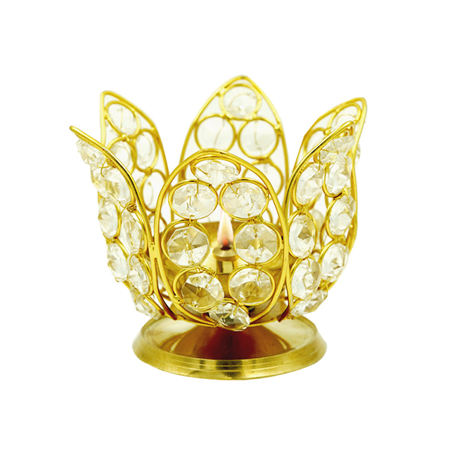 Shubhkart Nitya Brass Bhramha Kamal Diya | Swadesiicart