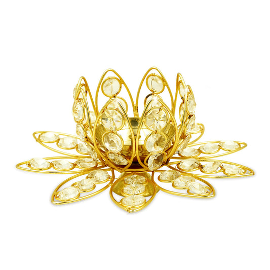 Shubhkart Nitya Brass Dhanlaxmi Kamal Diya | Swadesiicart