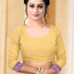 Vedant Vastram Litchi Silk Designer Banarasi Saree - Peach | Swadesiicart