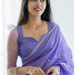 Vamika Weaving Banarasi Jacquard Blue Kanjivaram Saree | Swadesiicart