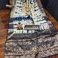 Anaita Navy Soft Satin Silk Saree With Zari Weaving Work