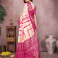 Anaita Pink Soft Satin Silk Saree With Zari Weaving Work
