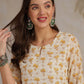 Anouk Women Floral Printed Chikankari Kurta | Swadesiicart