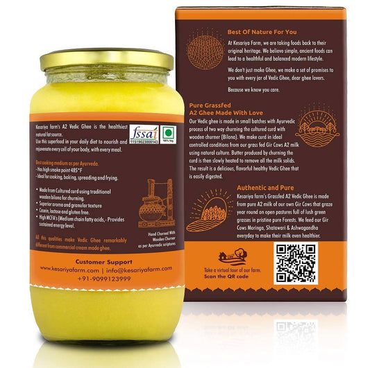 Gir Cow's Cultured A2 Ghee