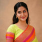 Exclusive Collection Light Green Beautiful Khadi Cotton Handloom Saree - Swadesiicart
