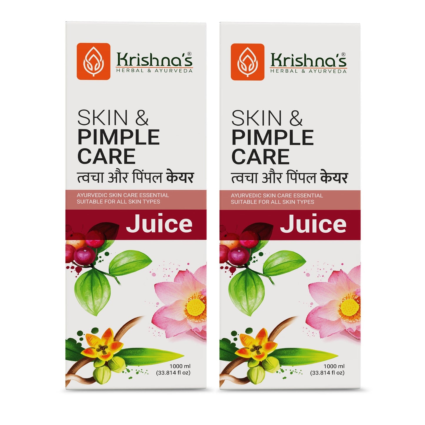 Krishna'S Herbal & Ayurveda Skin & Pimple Care Juice | Swadesiicart