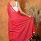 Very Much Indian Mul Cotton Khadi Design Handloom Woven Saree - Pink | Swadesiicart