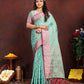 Lorenvalley Fashion Skyblue Soft Katan Silk Woven Design Rich Zari Weaving Pallu Saree - Swadesiicart