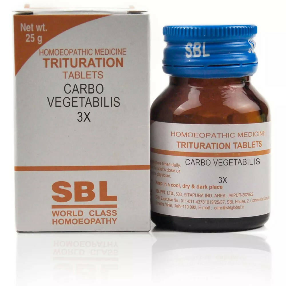SBL Homeopathy Carbo Vegetabilis Trituration Tablets