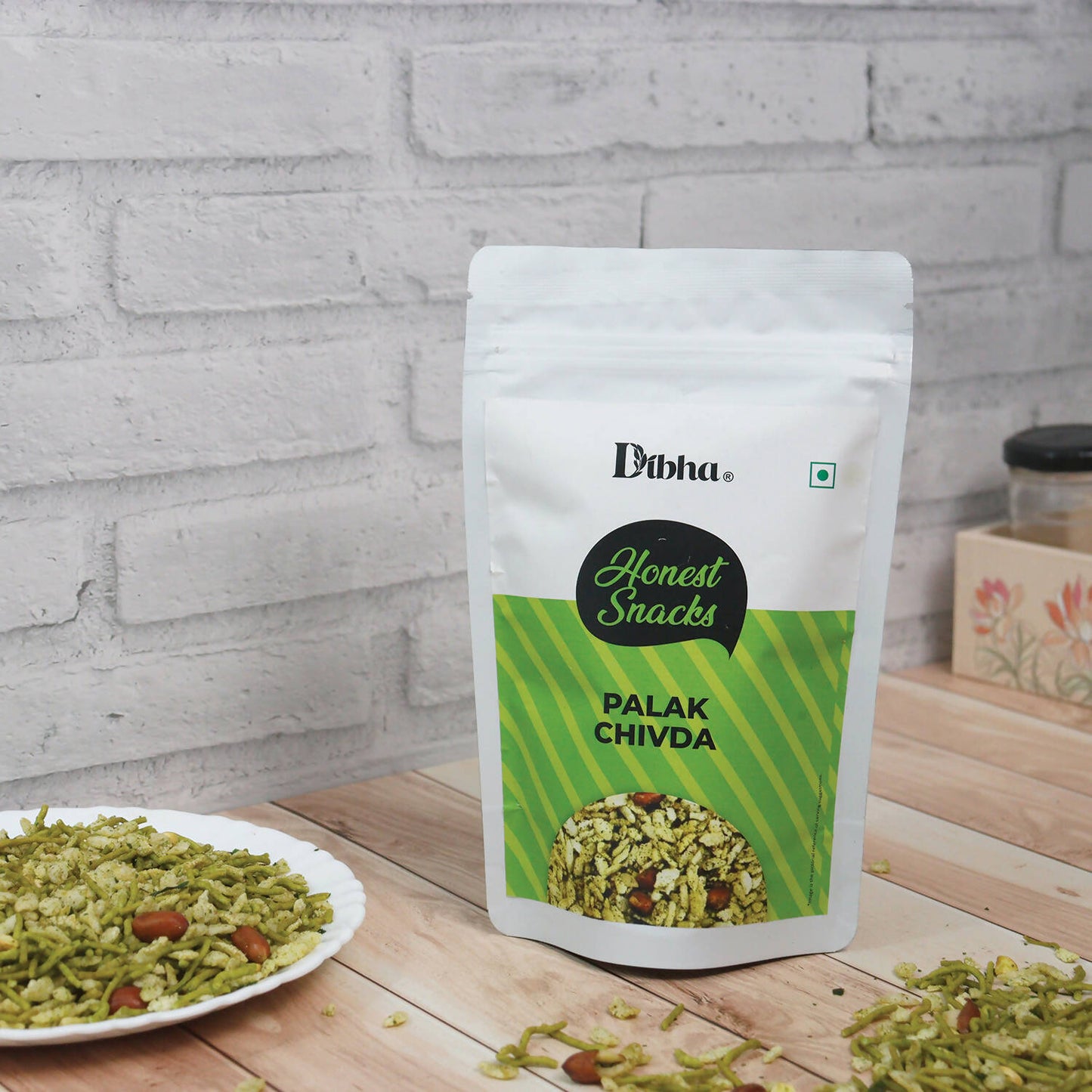 Dibha - Honest Snacking Palak Chivda Snack - Swadesiicart