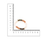 Red Carnelian, Amathyst Pyrite Metal Multicoloured Brown, Black and White Beads bracelet - Ruby Raang | Swadesiicart