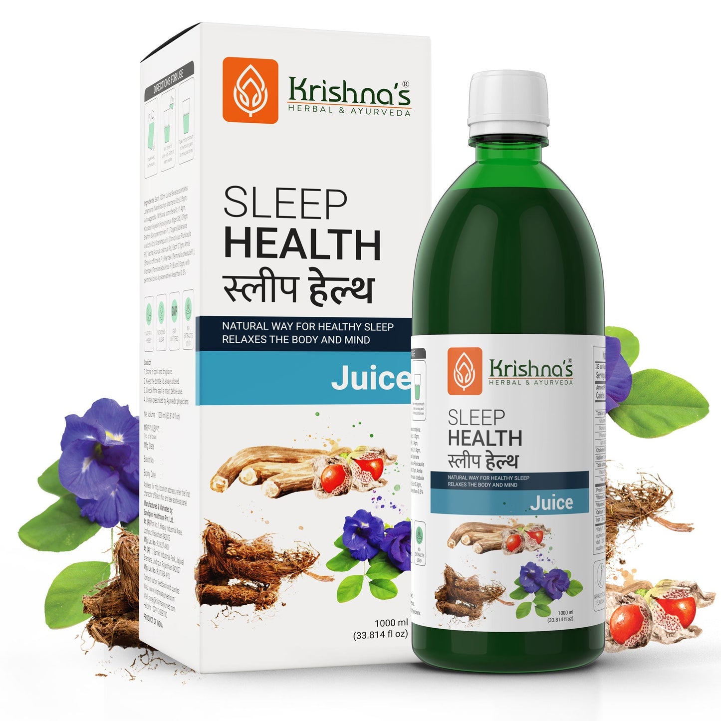 Krishna'S Herbal & Ayurveda Sleep Health Juice | Swadesiicart