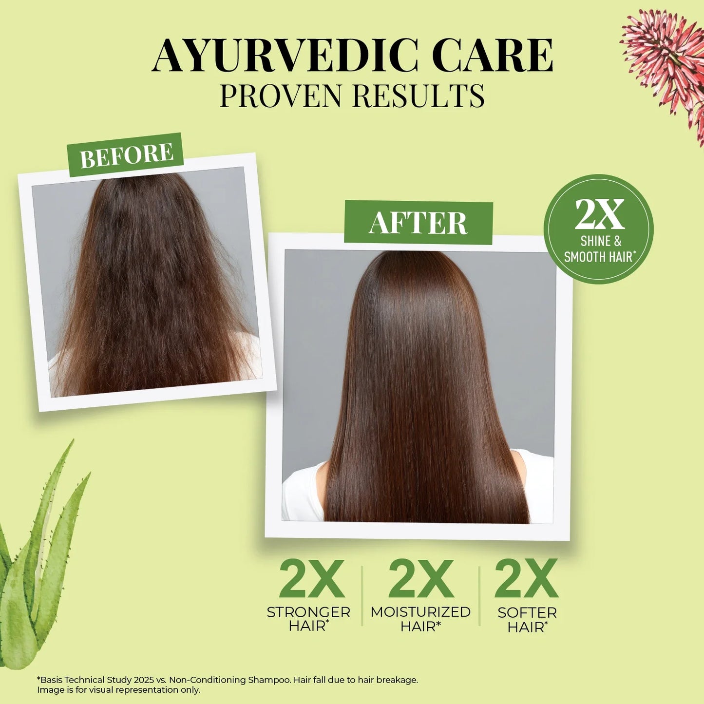 Smooth & Shine Conditioner | Aloe Vera, Almond & 14 Herbs
