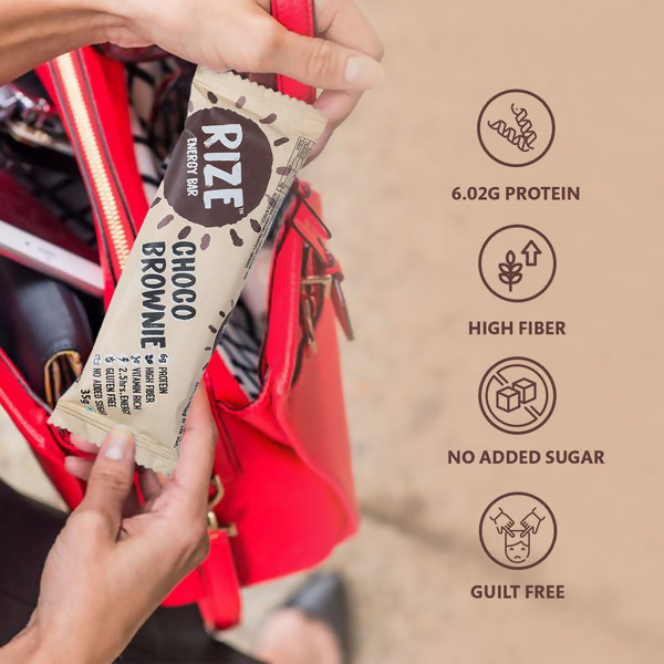 Rize Energy Bar Choco Brownie | Swadesiicart
