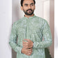 Anaita Sea Green Digital Printed Work Cotton Straight Kurta