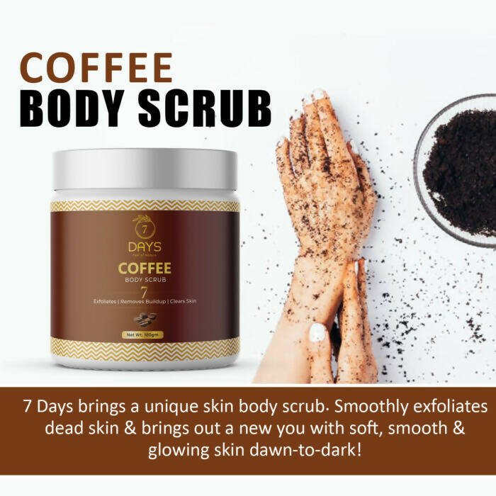 7 Days Coffee Body Scrub - Swadesiicart