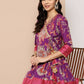 Ahalyaa Women's Traditional wear Tunic - Purple | Swadesiicart