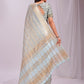Shree Shyam Fashion Organza Sky Blue Saree