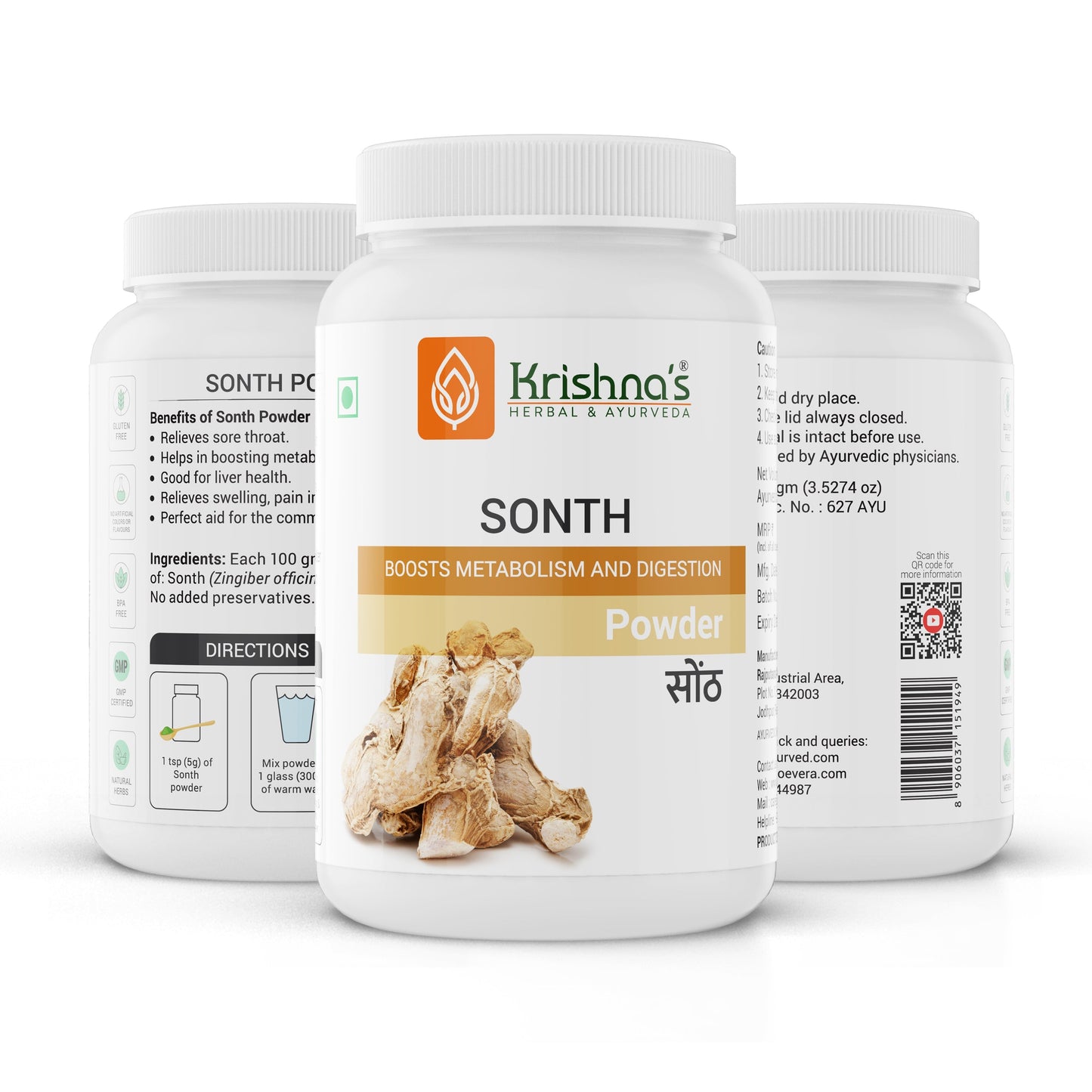 Krishna'S Herbal & Ayurveda Sonth Powder | Swadesiicart