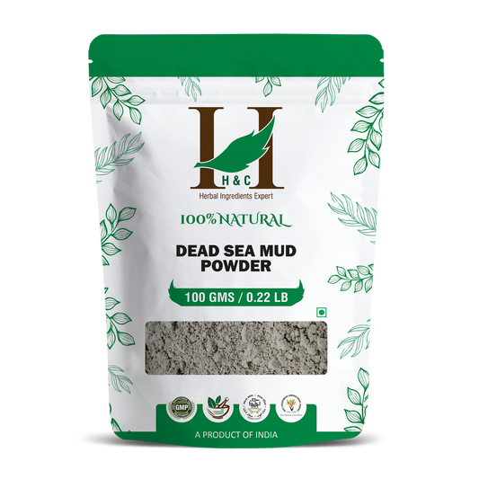 H&C Herbal Dead Sea Mud Powder - Just Jaivik