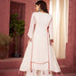 Lehenga Mart Off White Reyon Designer Cord-Set Ready To Wear - Swadesiicart