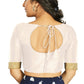 Aastha Fashion Women's Off White Art Silk Designer Traditional Readymade Blouse