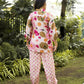 Casual Fashionable Multi Muslin Cotton co-ord set - Manya - Swadesiicart