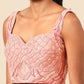 House of Panchhi Coral Pink Net Sequins and Zarkan embroidery Lehenga choli & Dupatta | Swadesiicart