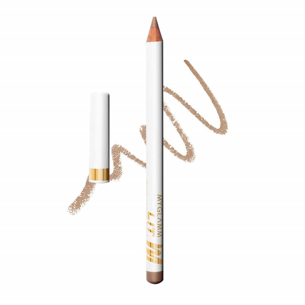 MYGLAMM LIT Matte Lip Liner Pencil - Basic (1.14 Gm) - Swadesiicart