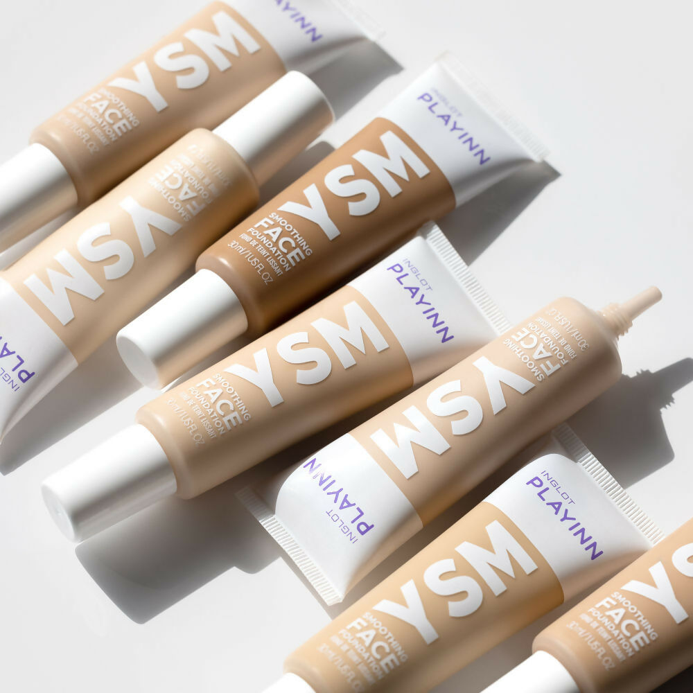 Inglot Playinn YSM Smoothing Face Foundation - 43 - Swadesiicart