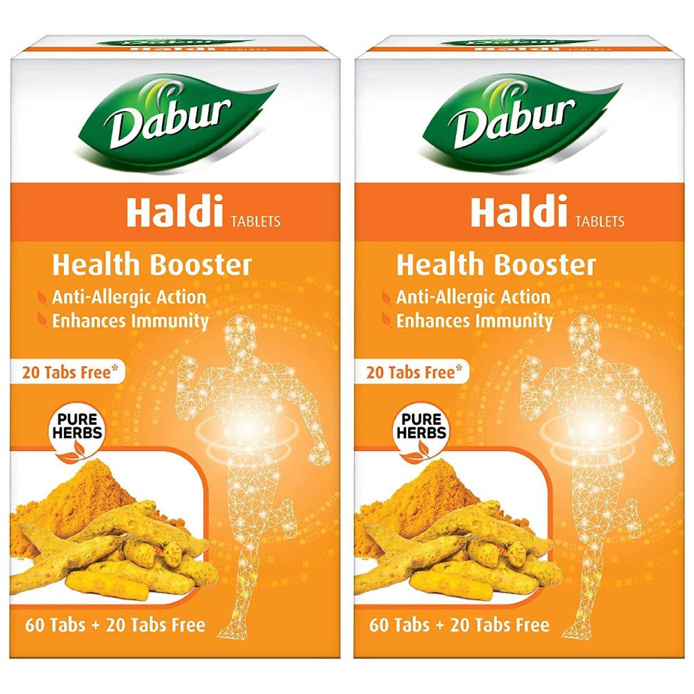 Dabur Haldi Tablets Health Booster | Swadesiicart