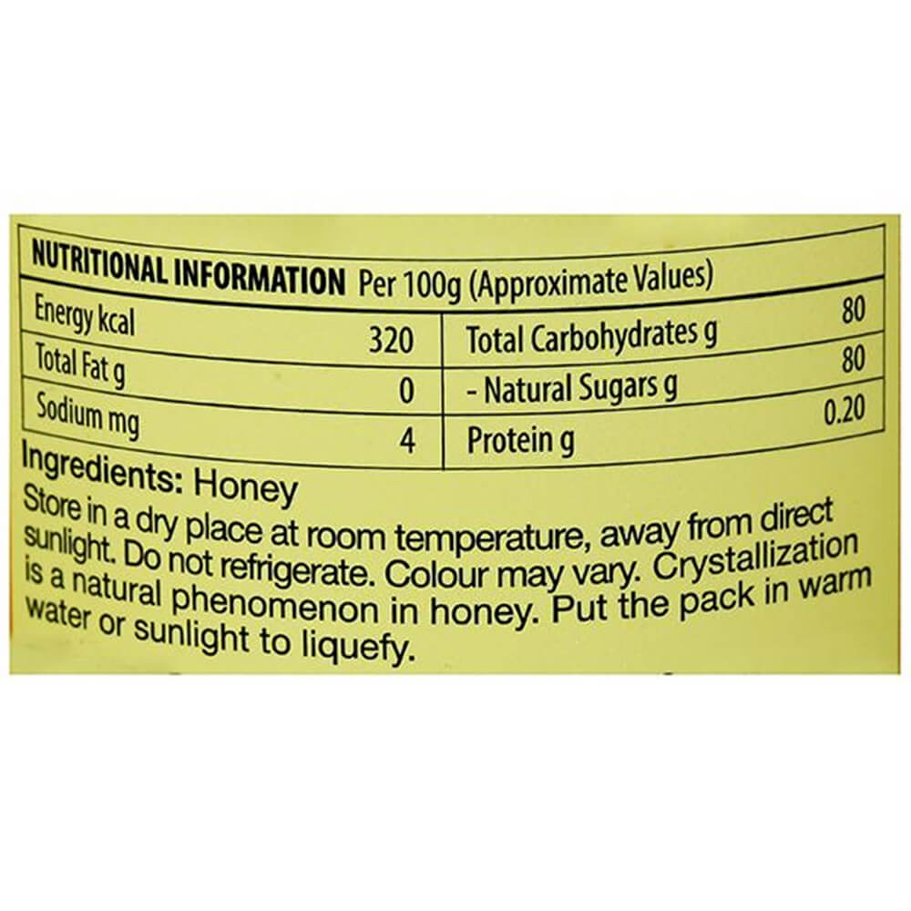 Sri Sri Tattva Honey Ingredients