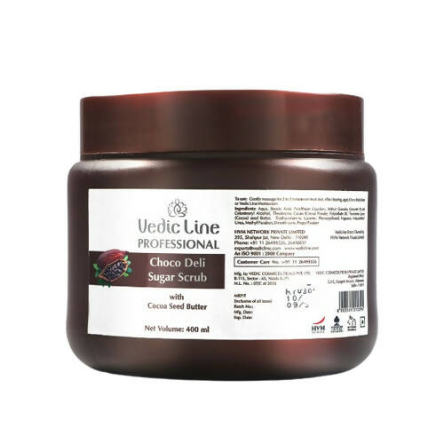 Vedic Line Choco Deli Sugar Scrub - Swadesiicart
