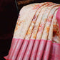 Pastel Wheat Banaras Border Buttes Floral Design Banarasi Semi Silk Saree By Gayathri Reddy Designer Studio | Swadesiicart
