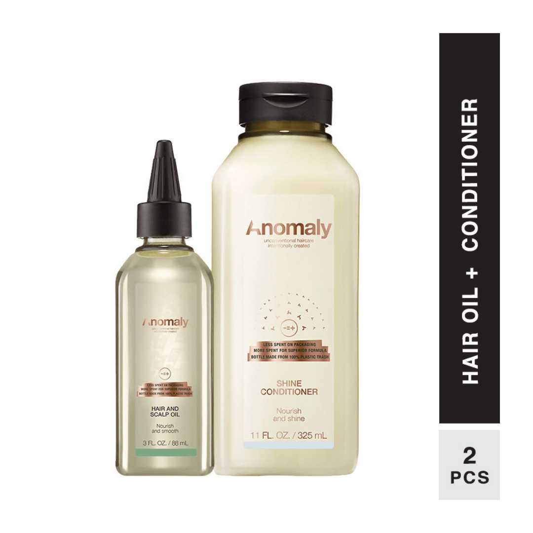 Anomaly by Priyanka Chopra Shine Conditioner & Hair Oil Combo | Swadesiicart