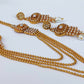 White Kemp Layer Necklace Set - Mokshi Collections