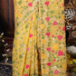 Shree Shyam Fashion Linen Cotton White Saree