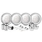 Stainless Steel Glory Dinner Set, 16-Pieces - Swadesiicart