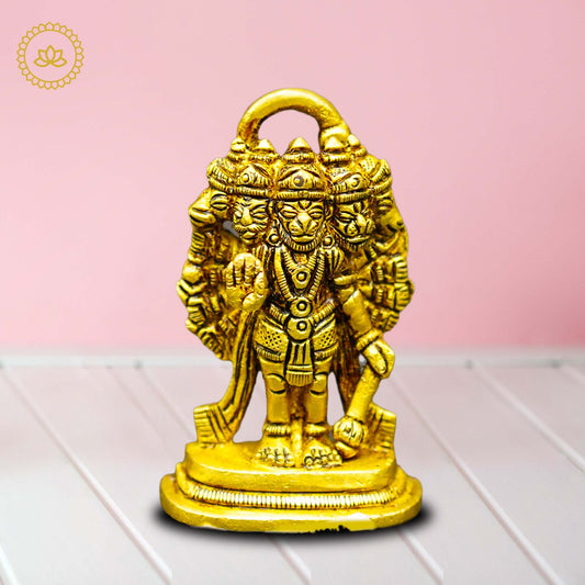 Standing Panchamuki Hanuman: Powerful Symbol of Heritage - Divine India Art