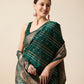 Vedant Vastram Soft Litchi Silk Banarasi Silk Saree - Green | Swadesiicart
