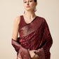 Vedant Vastram Soft Litchi Silk Banarasi Silk Saree - Maroon | Swadesiicart