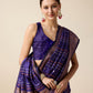 Vedant Vastram Soft Litchi Silk Banarasi Silk Saree - Violet | Swadesiicart
