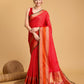 Vedant Vastram Soft Litchi Silk Banarasi Silk Saree - Red | Swadesiicart