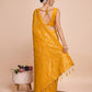 Vedant Vastram Soft Litchi Silk Banarasi Silk Saree - Mustard | Swadesiicart
