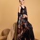 Vedant Vastram Soft Litchi Silk Banarasi Silk Saree - Black | Swadesiicart