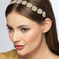 NVR Women's Gold-Polished Traditional Trending Matha Patti | Swadesiicart