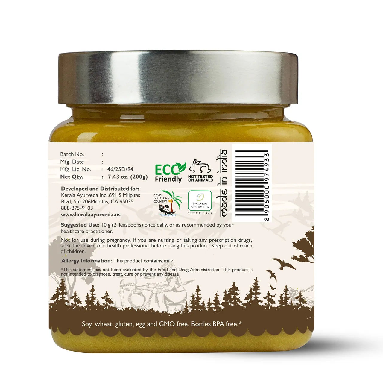 Sukumara Ghee (Ghritham) - Herb Infused Ghee for Hormonal Balance