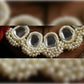 Jewel City Regal Pearl and Crystal Necklace - Handcrafted Ethnic Bridal Jewelry | Swadesiicart