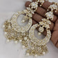 Jewel City Opulent Floral Pearl Chandelier Earrings - Exquisite Bridal Jewelry | Swadesiicart