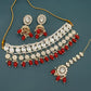 Jewel City Regal Diamond and Emerald Necklace Set - Exquisite Bridal and Formal Jewelry | Swadesiicart